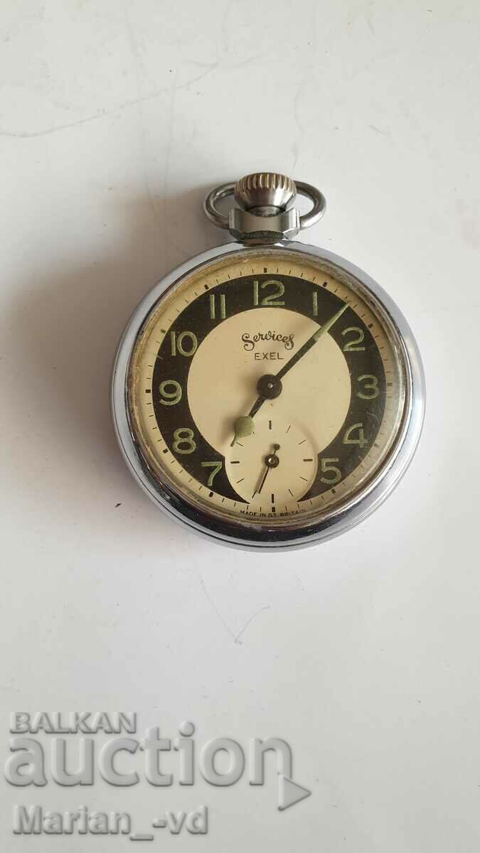 Services EXEL old pocket watch