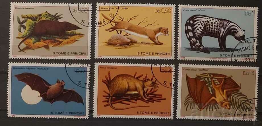Sao Tome 1981 Fauna Stamped Series