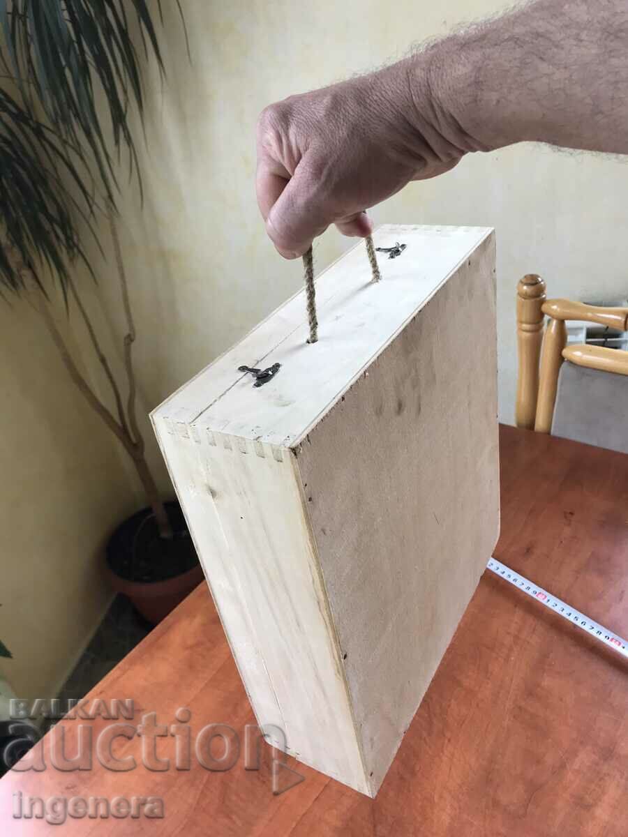 WINE BOX TRIGENED WOOD NEW - 5 WINE BOX TRIGENED WOOD NEW - 5