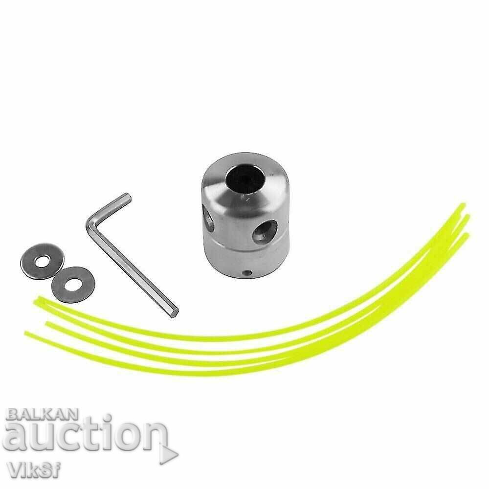 Delivery of Reinforced aluminum cord head for trimmer brush cutter Delivery of Reinforced aluminum cord head for trimmer brush cutter