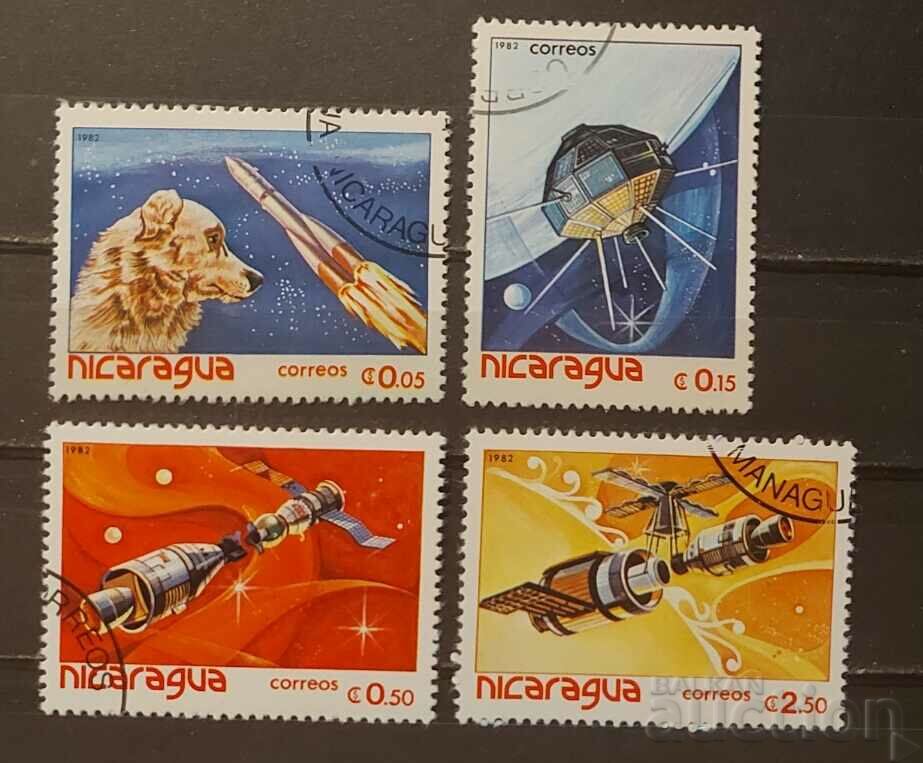 Никарагуа 1982 Космос Клеймо