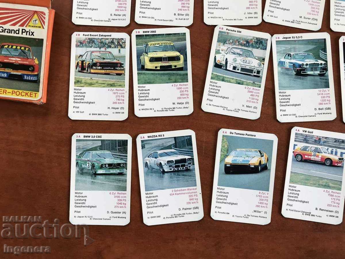 Auction CARDS MINI DECK WITH RETRO CARS NO MISSING Auction CARDS MINI DECK WITH RETRO CARS NO MISSING