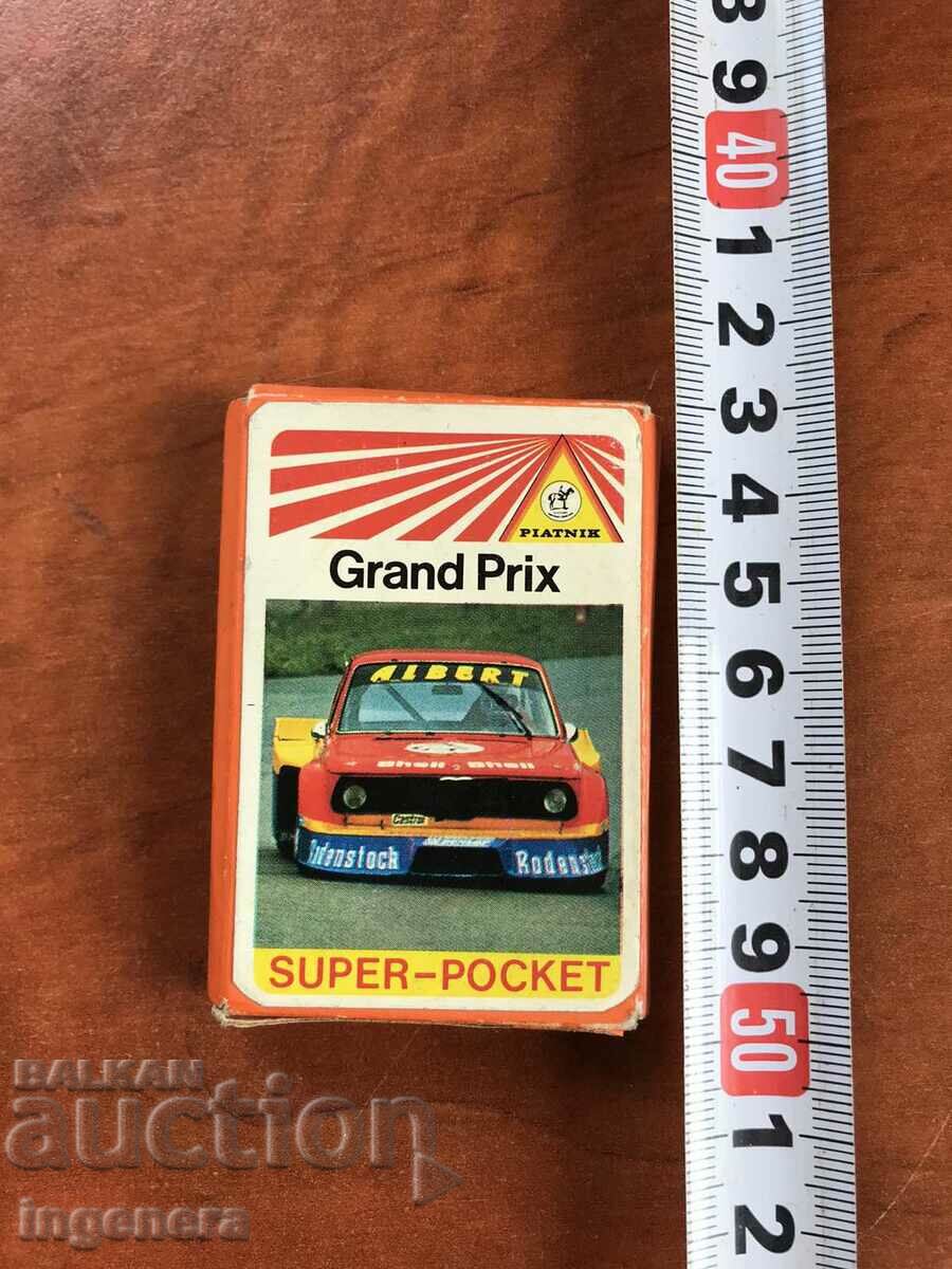 Delivery of CARDS MINI DECK WITH RETRO CARS NO MISSING Delivery of CARDS MINI DECK WITH RETRO CARS NO MISSING