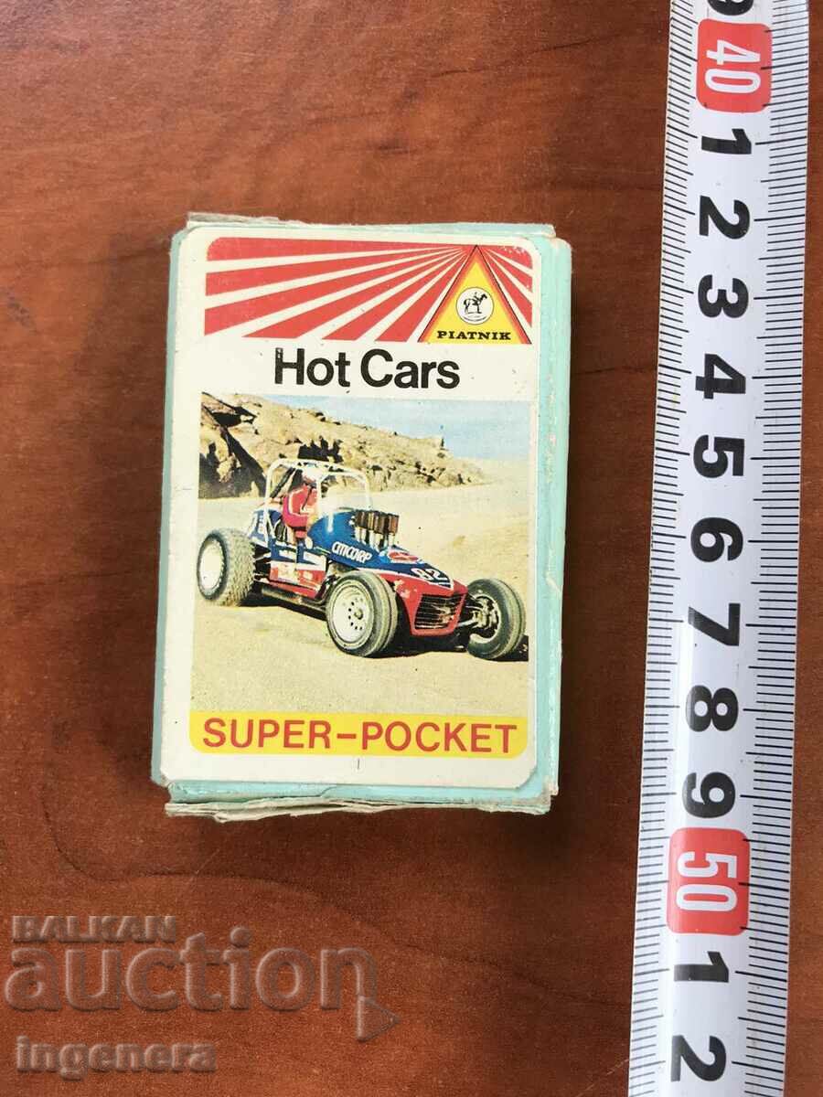 CARDS MINI DECK WITH RETRO CARS NO MISSING with price 20.00 BGN | € 10.23 CARDS MINI DECK WITH RETRO CARS NO MISSING with price 20.00 BGN | € 10.23