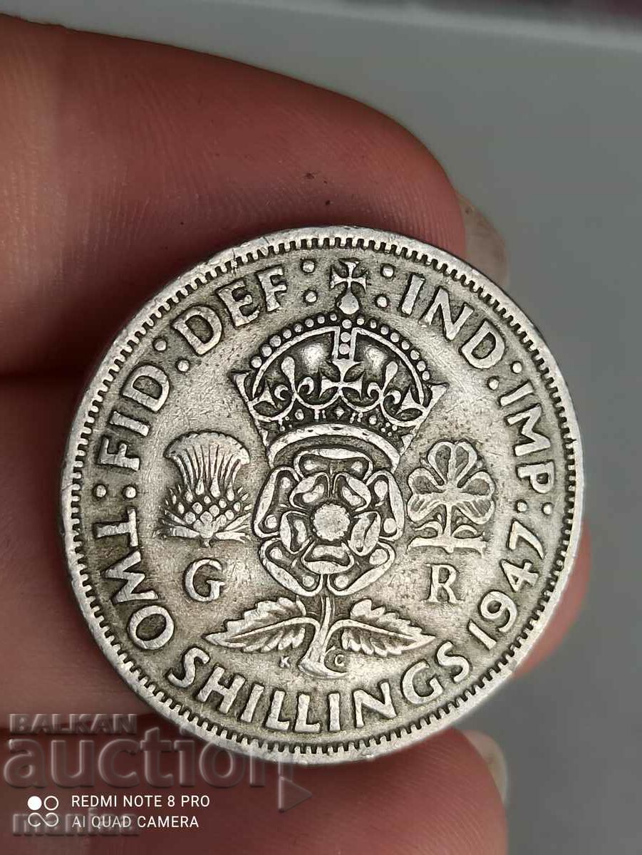 Two Shillings 1947 - 5 Two Shillings 1947 - 5