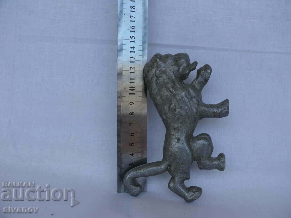 Old Metal Lion 14cm #1344 - 6