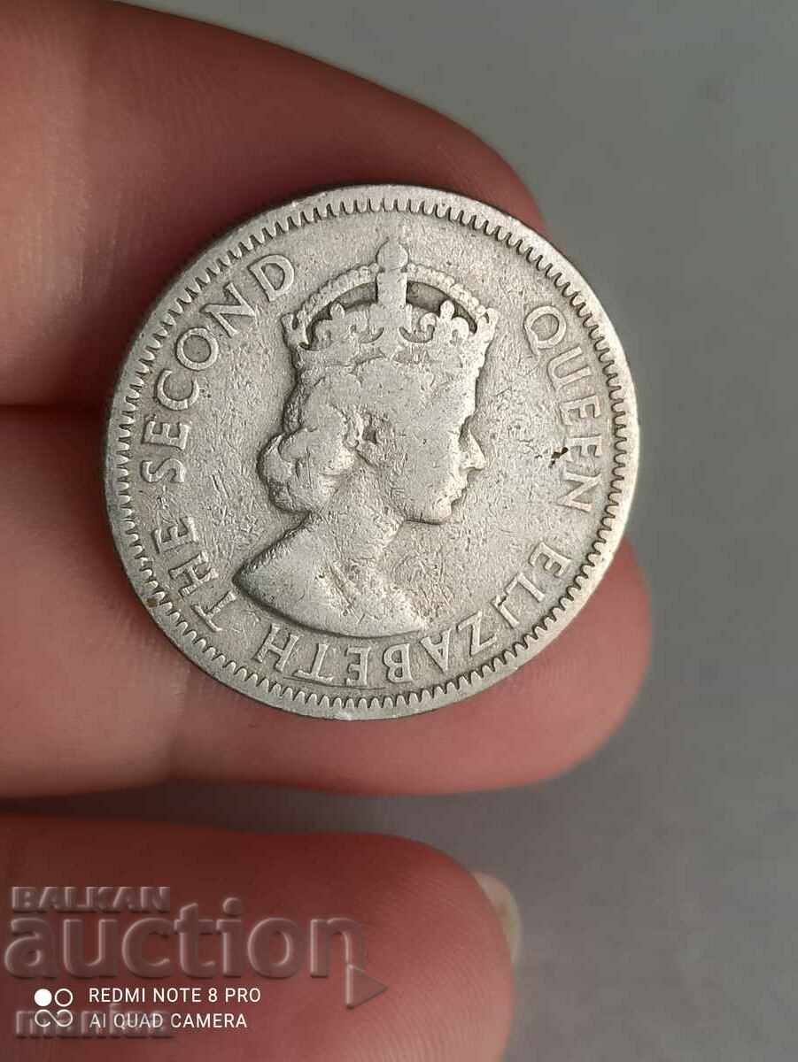 Delivery of 25 cents -1955- British Caribbean Territory Delivery of 25 cents -1955- British Caribbean Territory