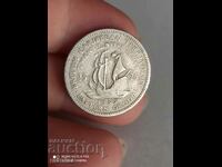 25 cents -1955- British Caribbean Territory