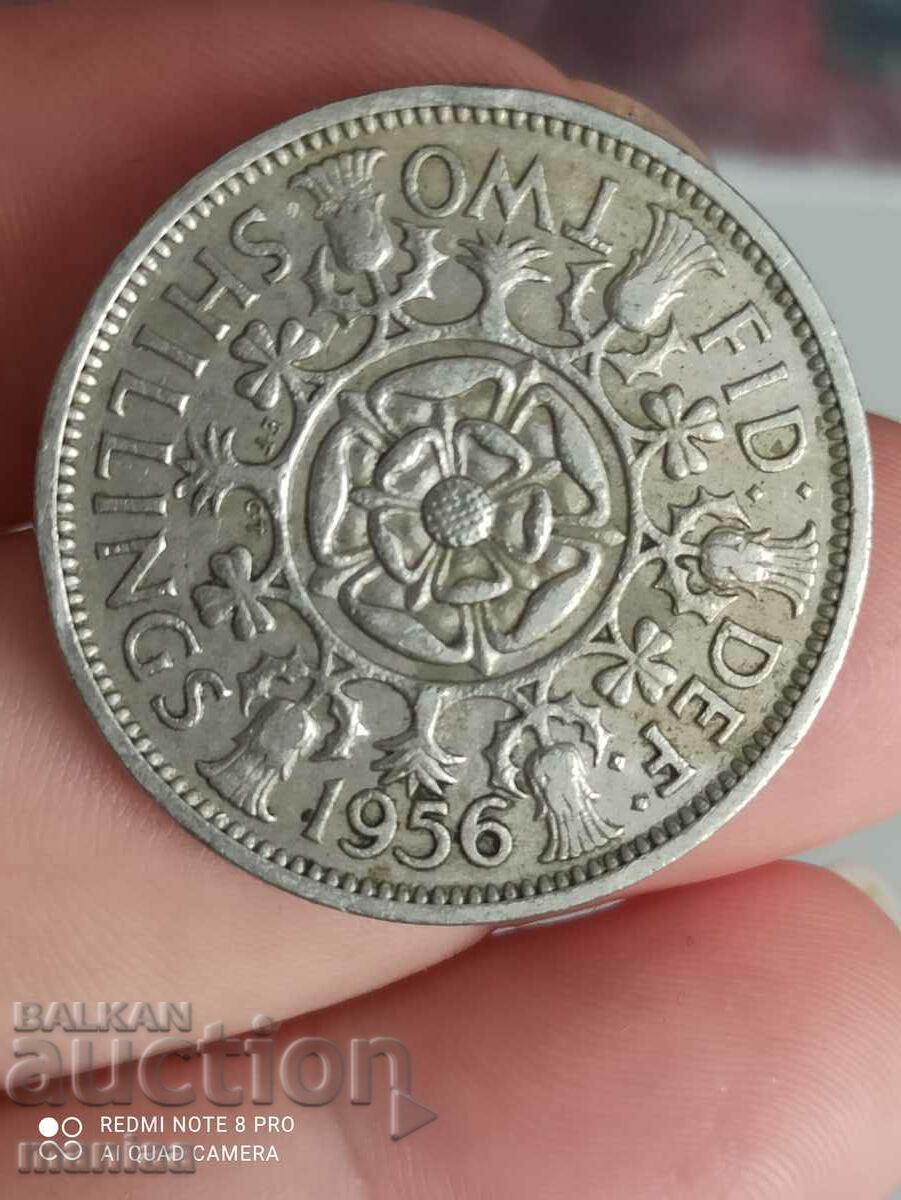 Two Shillings 1956 with price 4.99 BGN | € 2.55 Two Shillings 1956 with price 4.99 BGN | € 2.55