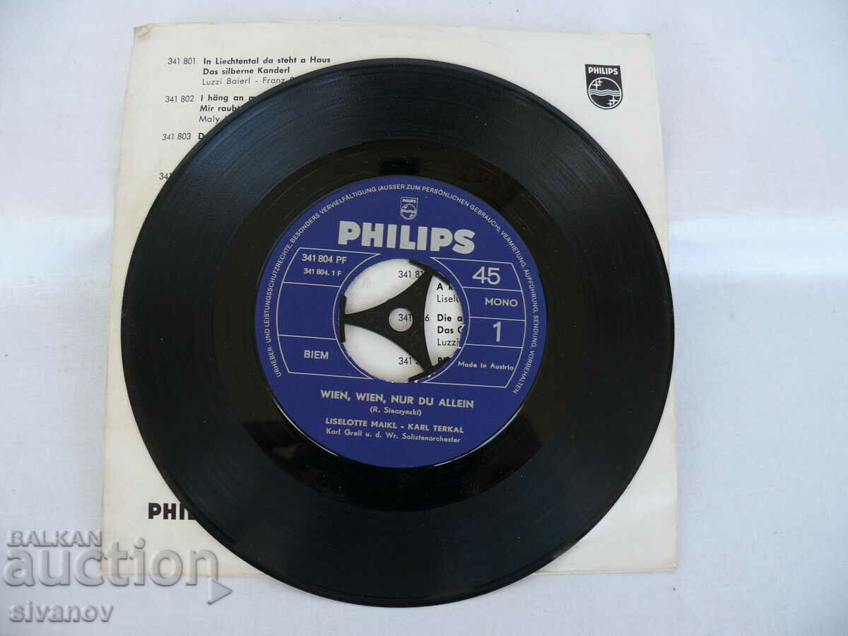Auction  Old LP LISELOTTE MAIKL KARL TERKAL WIEN #1359