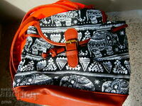 Stylish handbag/backpack with an esoteric design!