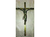 Crucifix din bronz antic