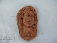 Figura veche din ceramică a lui Alexandru cel Mare #1402