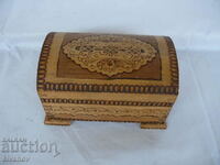 Old interesting wooden box #1417