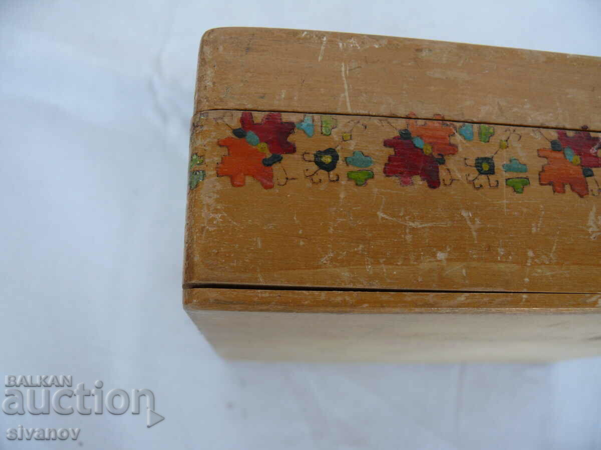 Delivery of Old interesting wooden box #1418