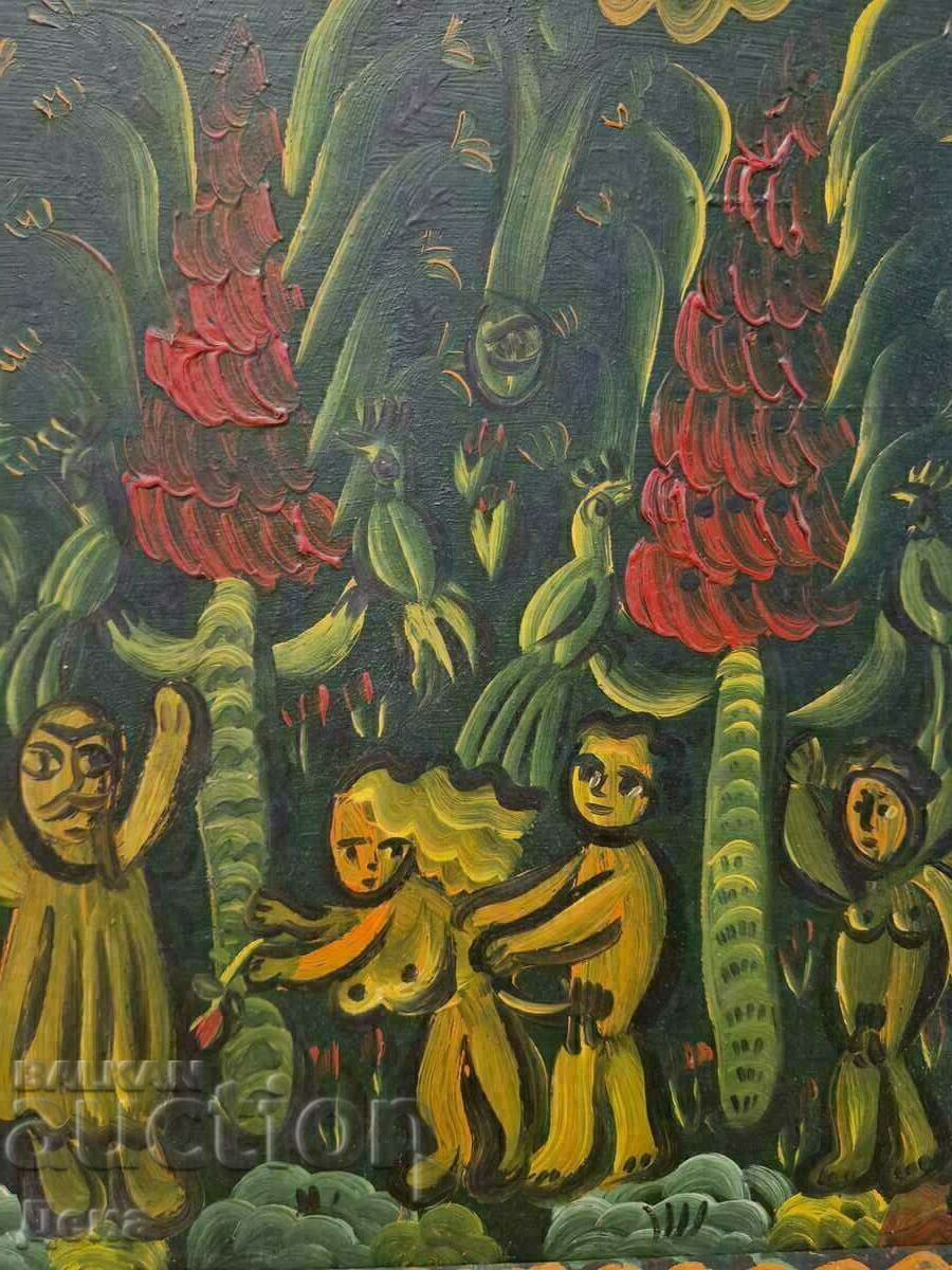 Rosen Rashev Roshpaka painting 1994. - 5