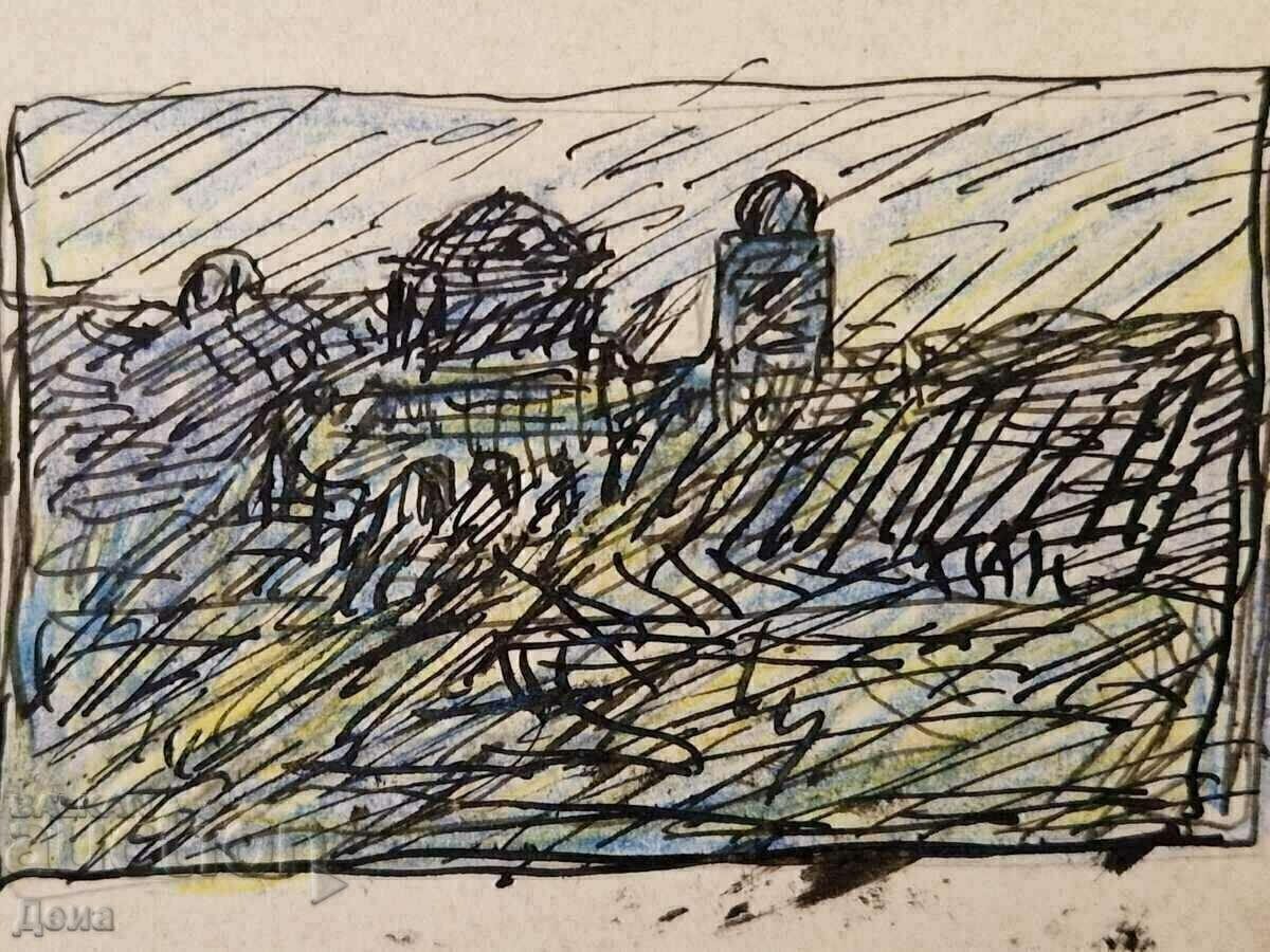 Nikola Tanev drawing 1957 - 5