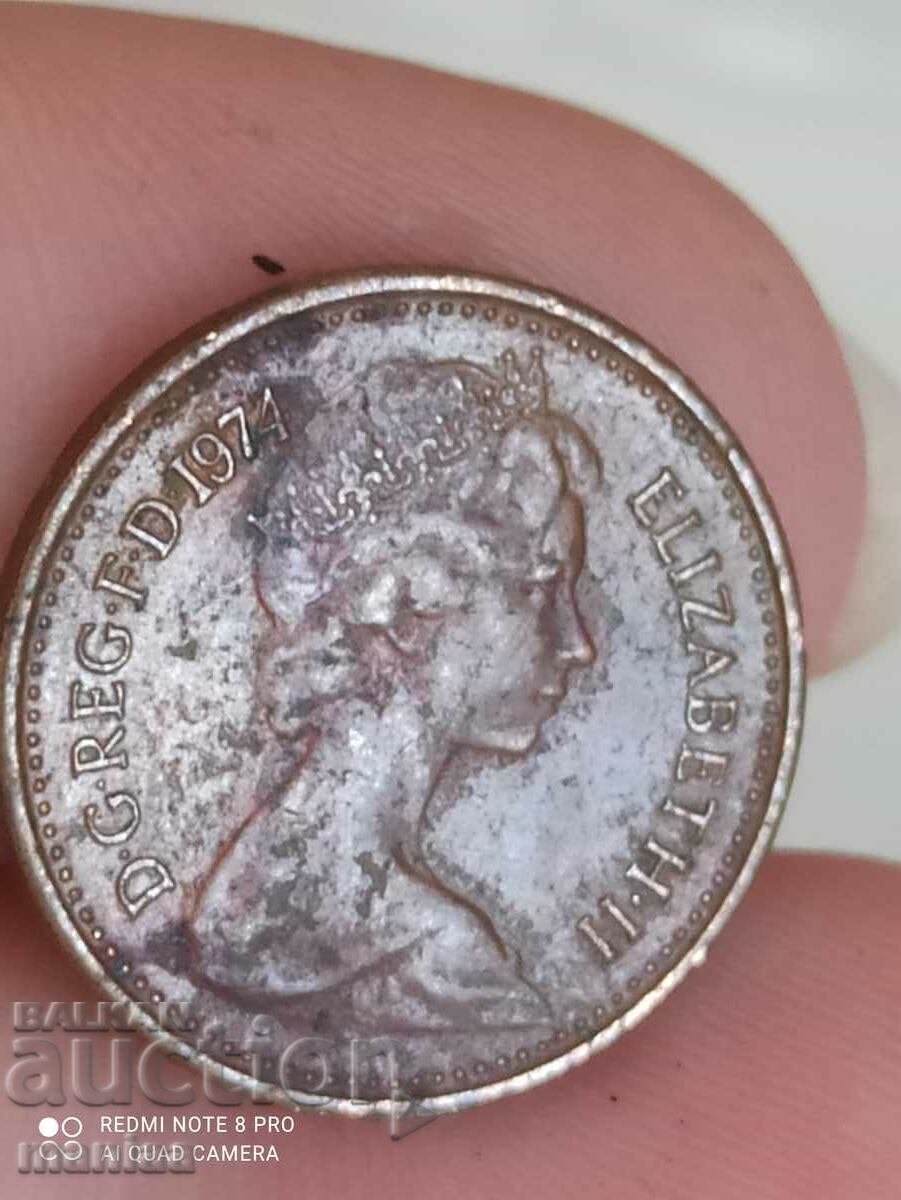 Delivery of 1/2 penny 1974 Delivery of 1/2 penny 1974