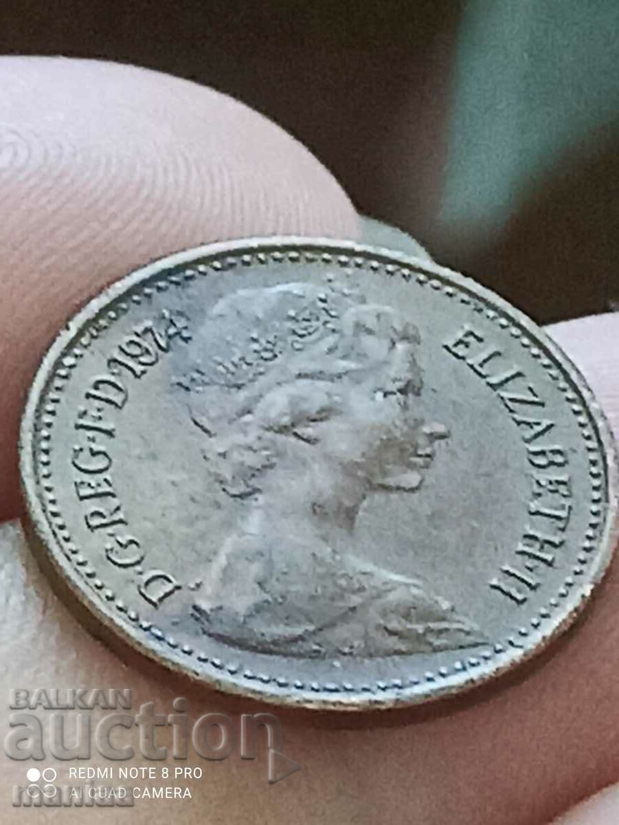 1/2 penny 1974 - 5 1/2 penny 1974 - 5
