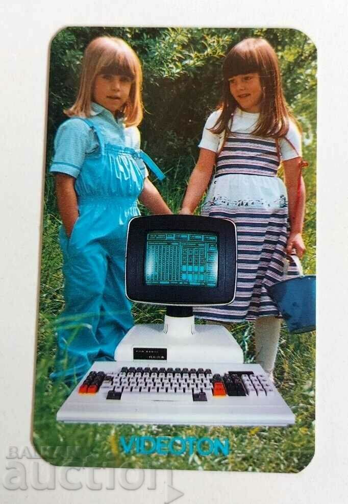 1984 CALENDAR SOCIAL COMPUTER CALENDAR