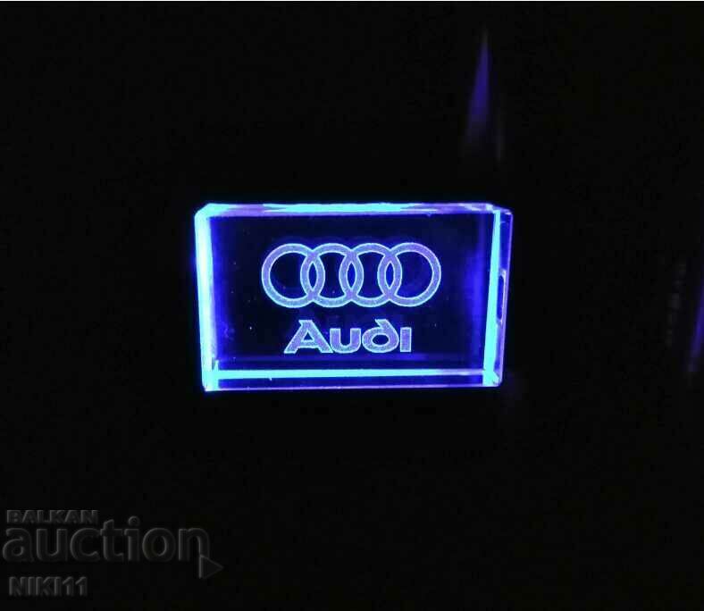 32 GB Luminous glass flash Audi, Audi with price 25.00 BGN | € 12.78 32 GB Luminous glass flash Audi, Audi with price 25.00 BGN | € 12.78