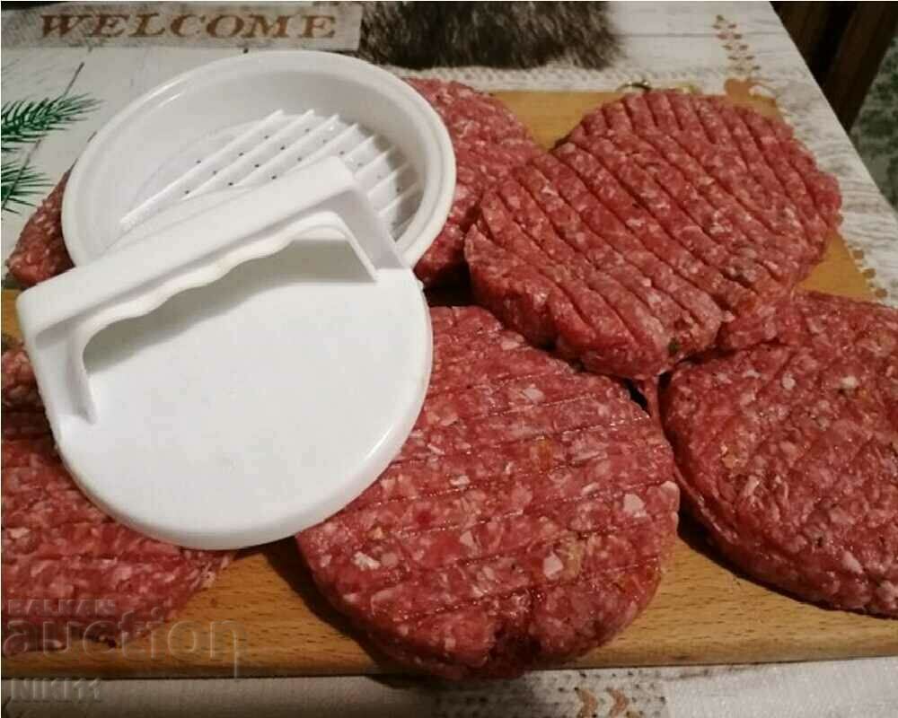 Auction Press for burgers, meatballs, schnitzels, burger Auction Press for burgers, meatballs, schnitzels, burger