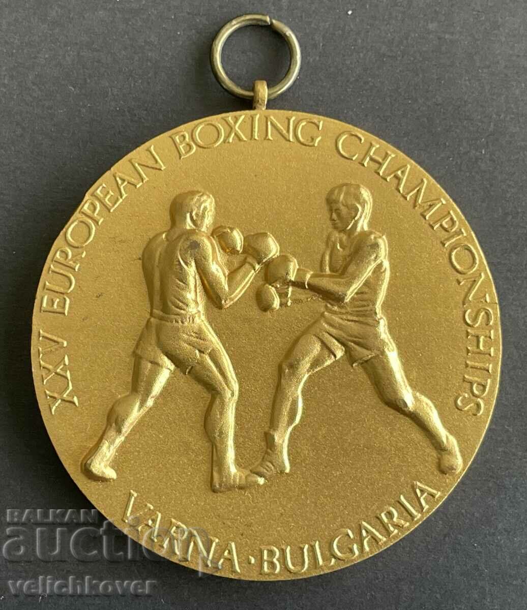 35352 Bulgaria Medalia de Aur Al 25-lea Campionat European de Box
