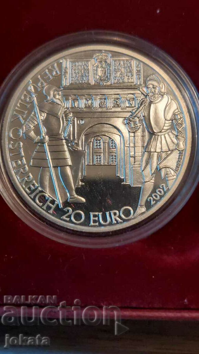 20 евро сребро