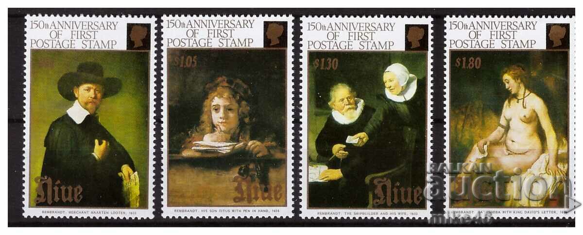 NIUE 1990 150 de ani de la emiterea primei timbre seria h