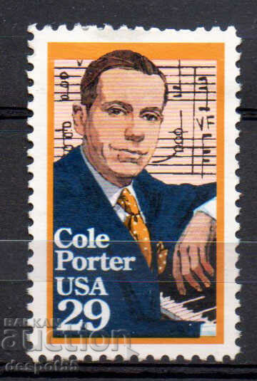 1991. SUA. Cole Porter - pianist și compozitor.
