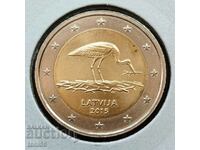 Latvia 2 euro 2015 - stork