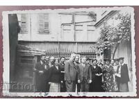 Стара снимка 1939 известни личности Ан. Каралийчев и други