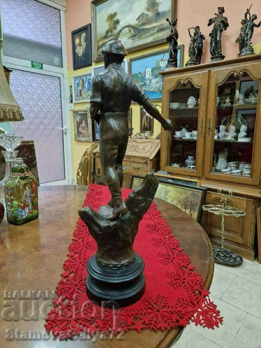 Delivery of A wonderful antique French figure statuette Delivery of A wonderful antique French figure statuette