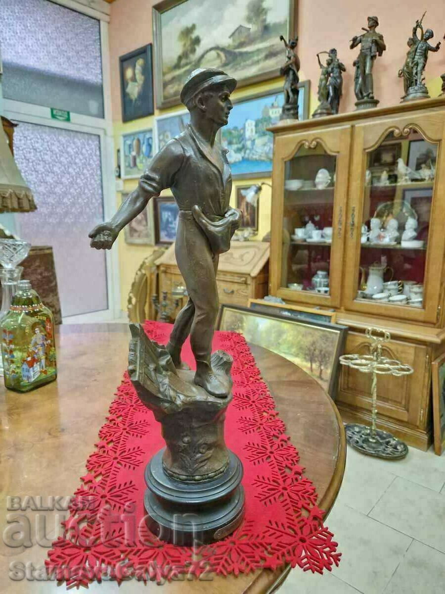 A wonderful antique French figure statuette - 6 A wonderful antique French figure statuette - 6