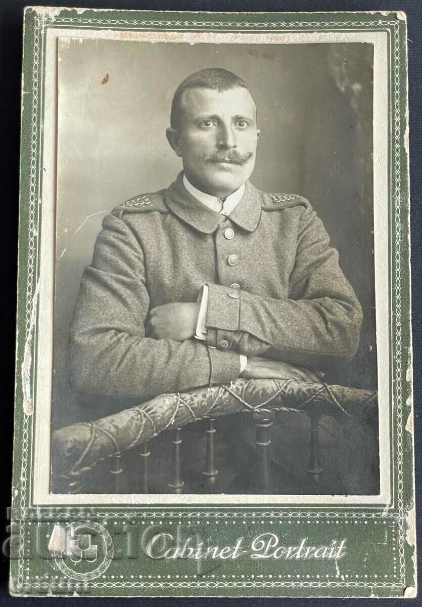 3673 Царство България подофицер ветеринар ПСВ Добрич 1917г