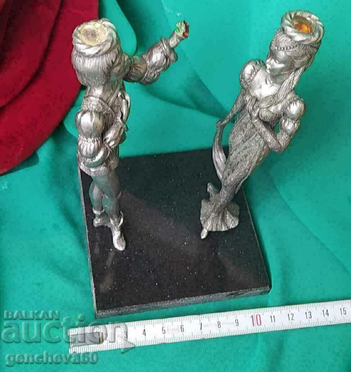 Plastică victoriană din plumb - Îndrăgostiți - 5