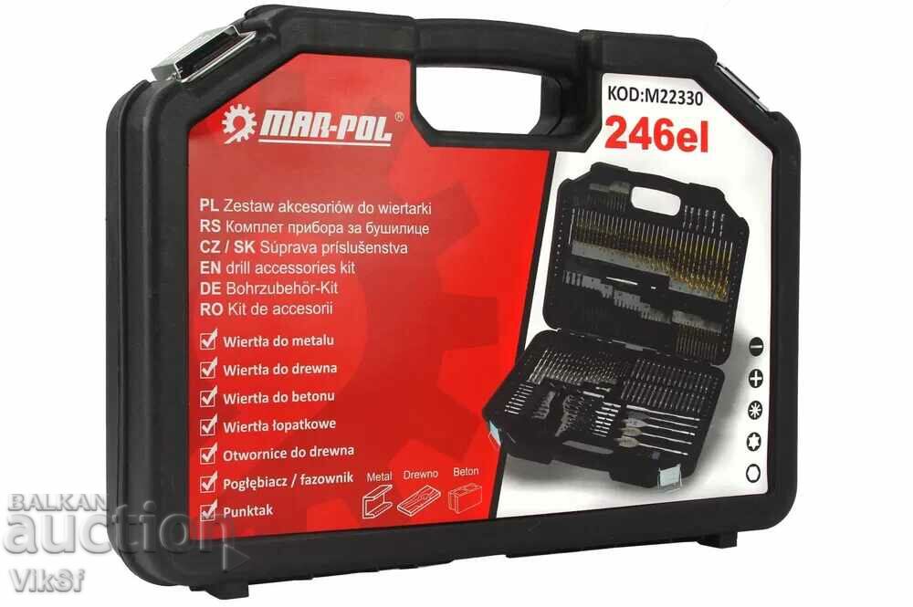 Delivery of MAR-POL 246-piece bit and drill set