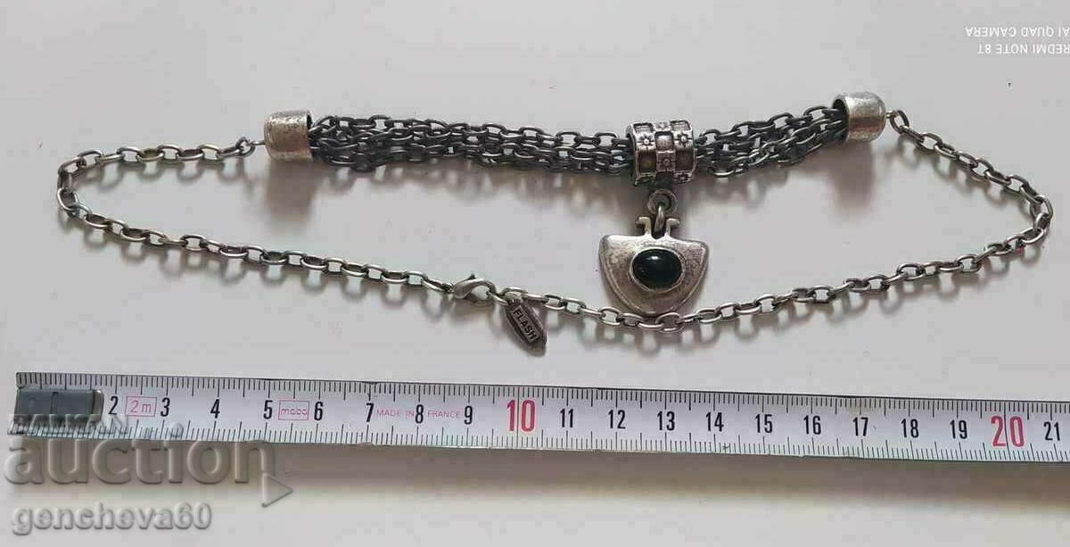 FLASH branded necklace with black onyx - 5 FLASH branded necklace with black onyx - 5