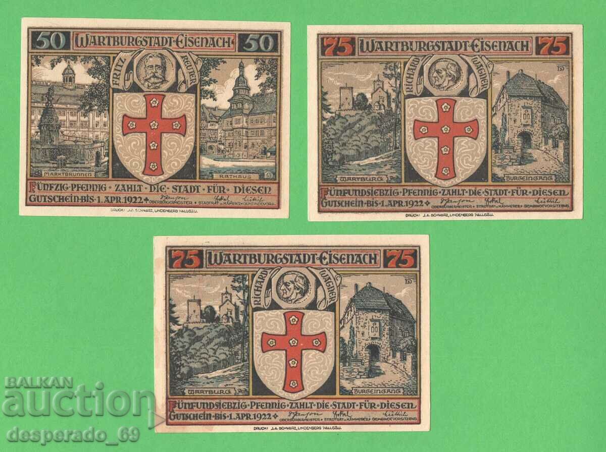 Delivery of (¯` '• .¸NOTGELD (c. Eisenach) 1922 UNC -6 Banknote¸. •' ´¯) Delivery of (¯` '• .¸NOTGELD (c. Eisenach) 1922 UNC -6 Banknote¸. •' ´¯)