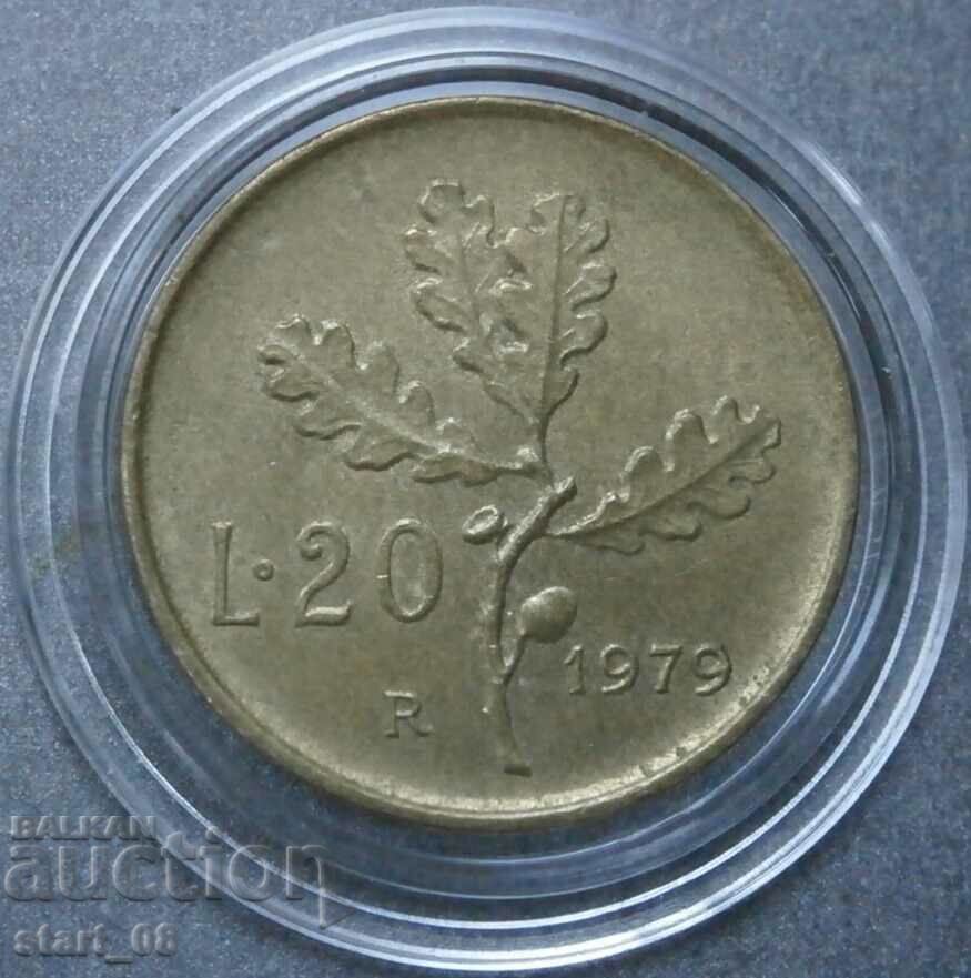 20 лири 1979 Италия