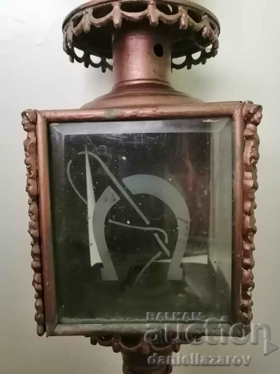 Auction Large Old CARRIAGE Lantern for Phaeton, Stroller Auction Large Old CARRIAGE Lantern for Phaeton, Stroller