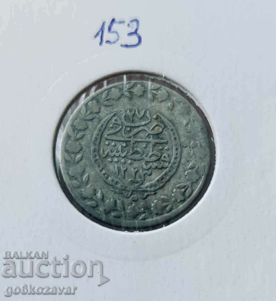 Imperiul Otoman 20 de monede 1223-1808 Cifra de argint 27 R