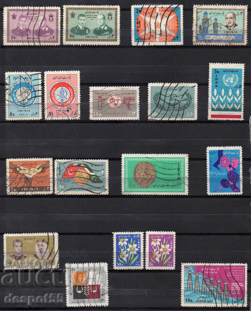 1964-66. Iran. Stamped specimens of the period. with price 9.50 BGN | € 4.86 1964-66. Iran. Stamped specimens of the period. with price 9.50 BGN | € 4.86