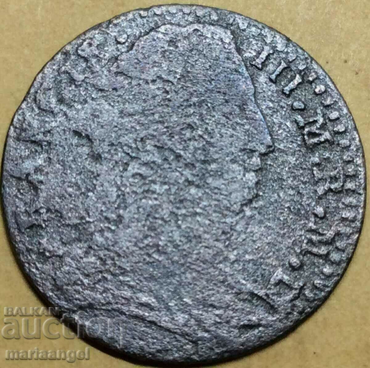 6 bologni yes 8 denarii 1750 Italy Modena Francesco d,Este
