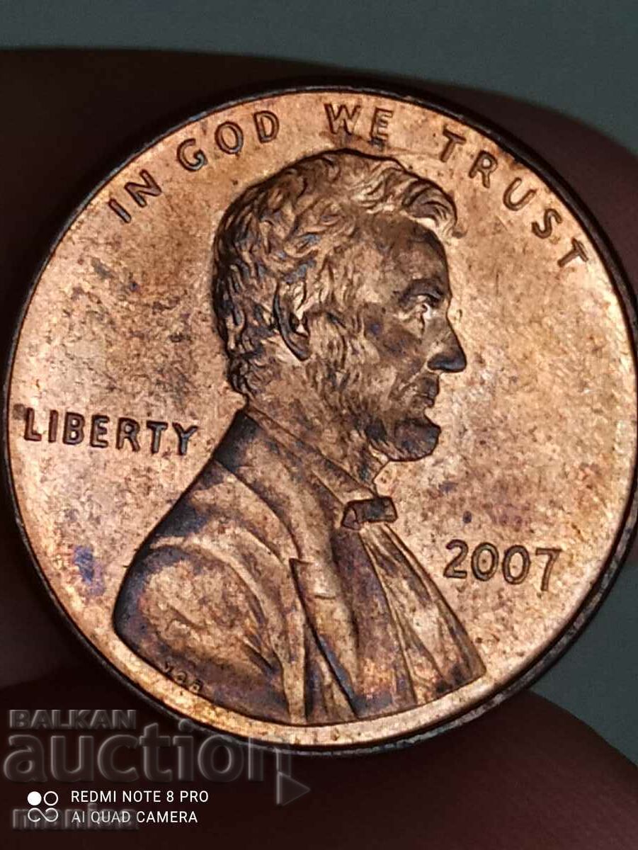 Delivery of 1 cent mint 2007 Delivery of 1 cent mint 2007