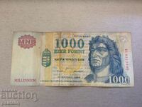 1000 FORINT 2000 UNGARIA