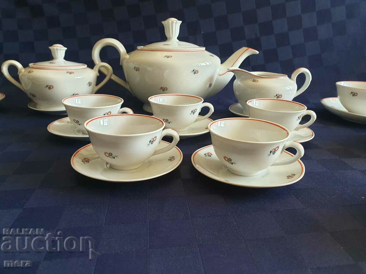 Licitație Serviciu de ceai și cafea din porțelan Altrohlauer porzellanfabriken Licitație Serviciu de ceai și cafea din porțelan Altrohlauer porzellanfabriken