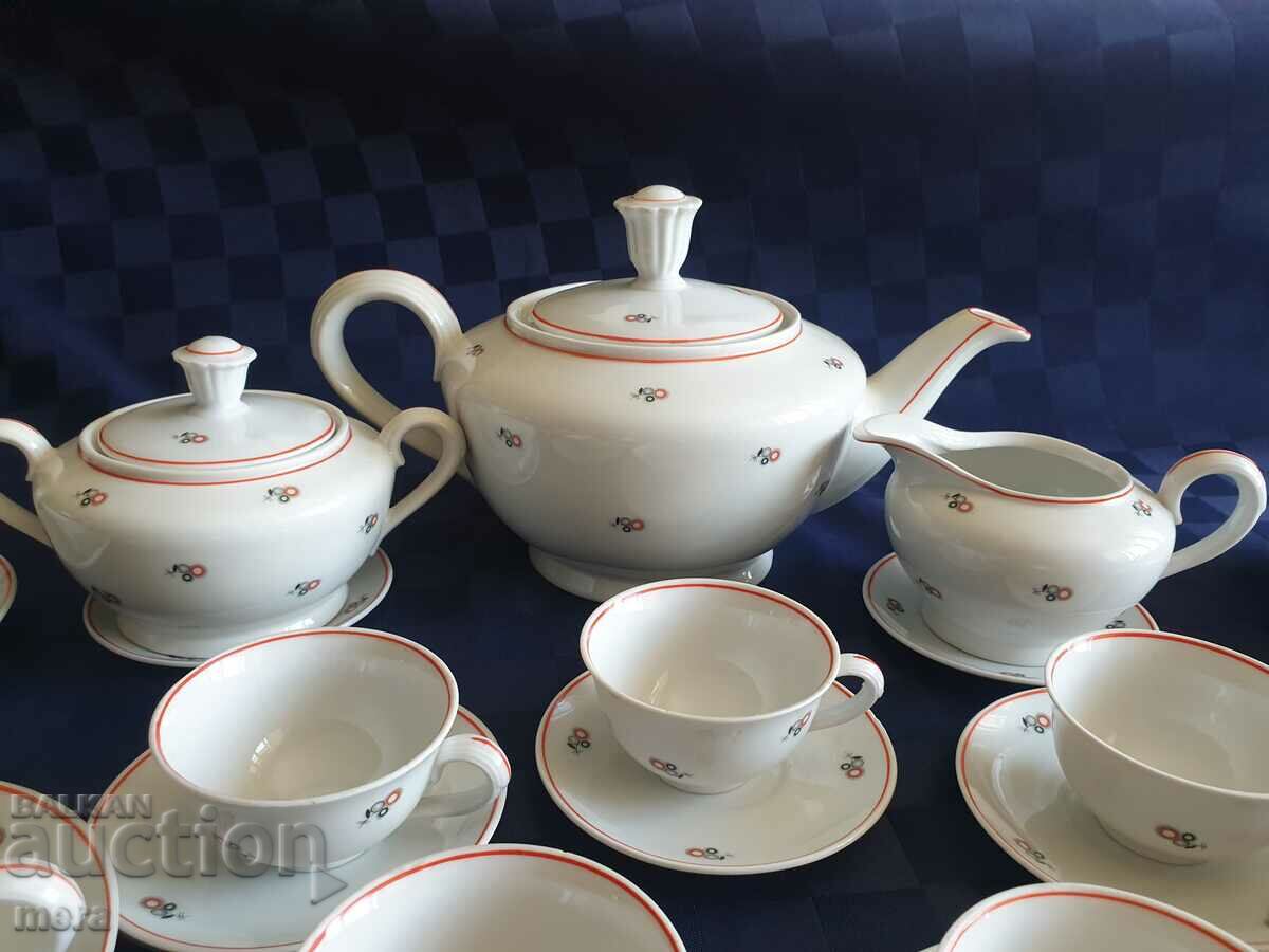 Serviciu de ceai și cafea din porțelan Altrohlauer porzellanfabriken - 6 Serviciu de ceai și cafea din porțelan Altrohlauer porzellanfabriken - 6