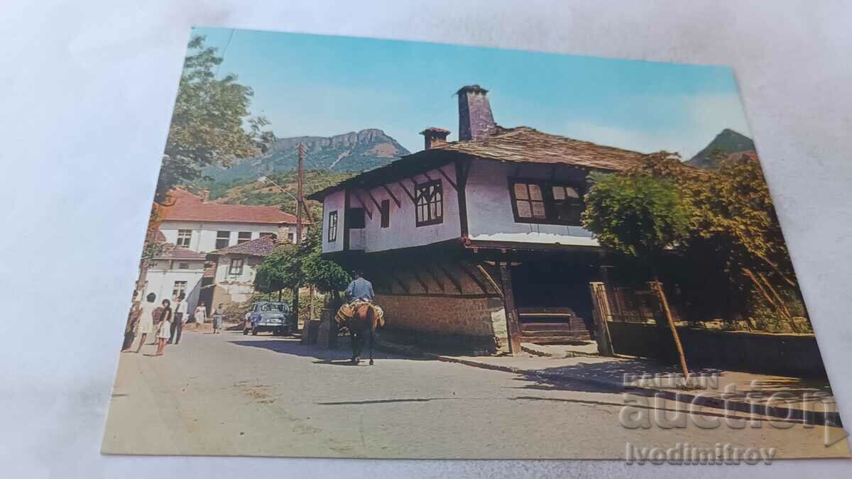 Postcard Teteven Old house