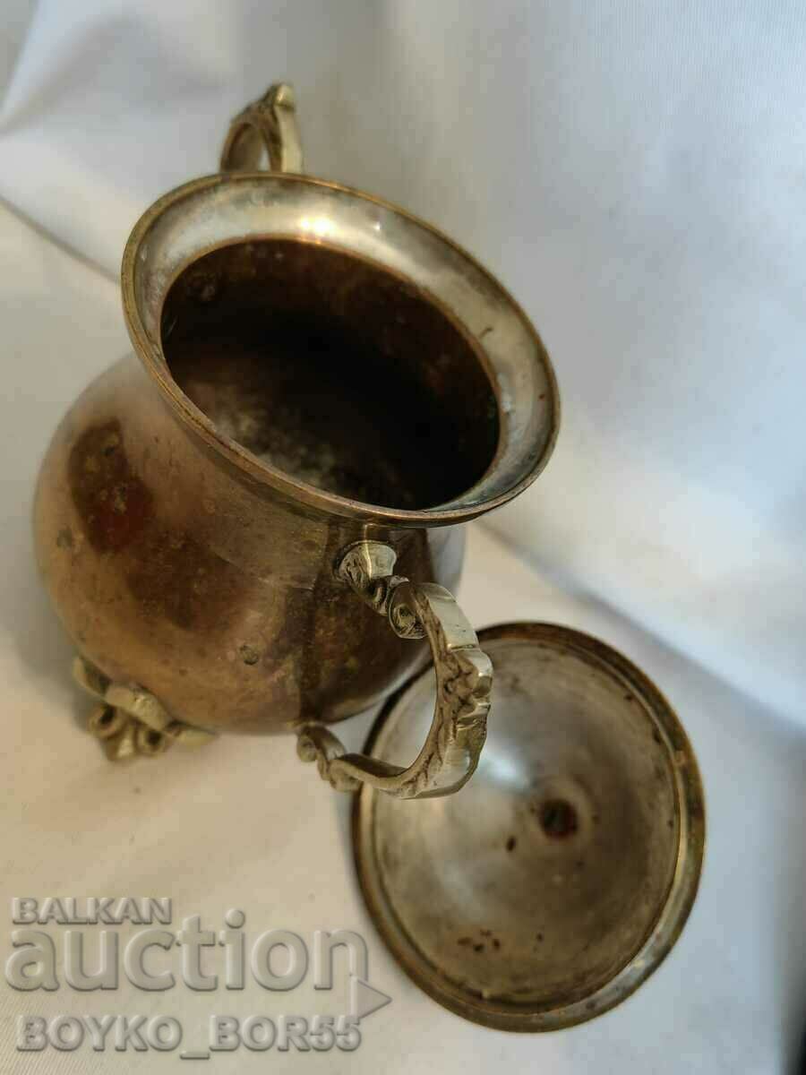 Auction Magnificent Antique Bronze Princely Sugar Bowl Late 19th Century Auction Magnificent Antique Bronze Princely Sugar Bowl Late 19th Century